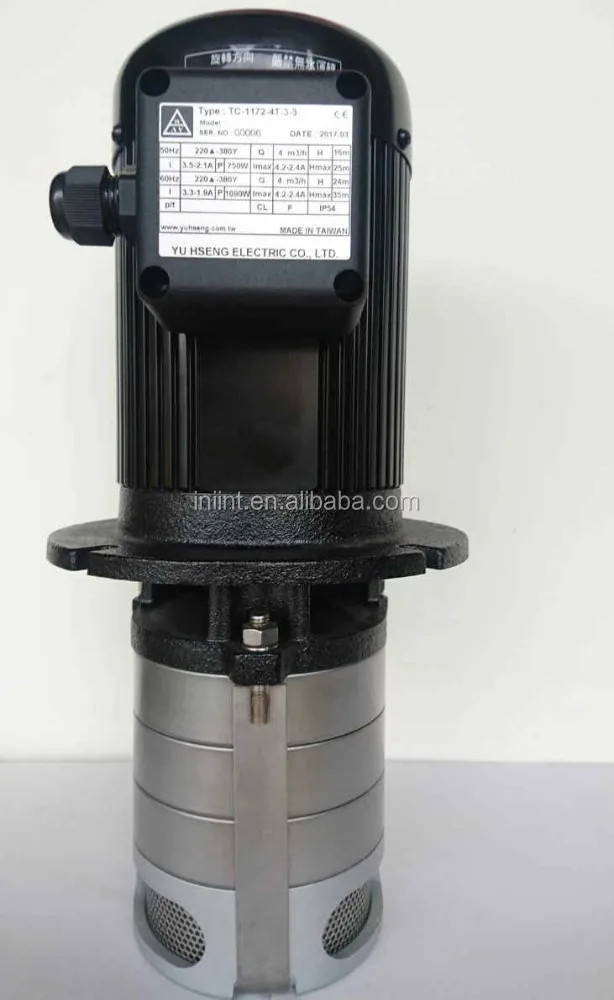 CNC Lathe machine 3 impellers 35m head Multistage Coolant Pump