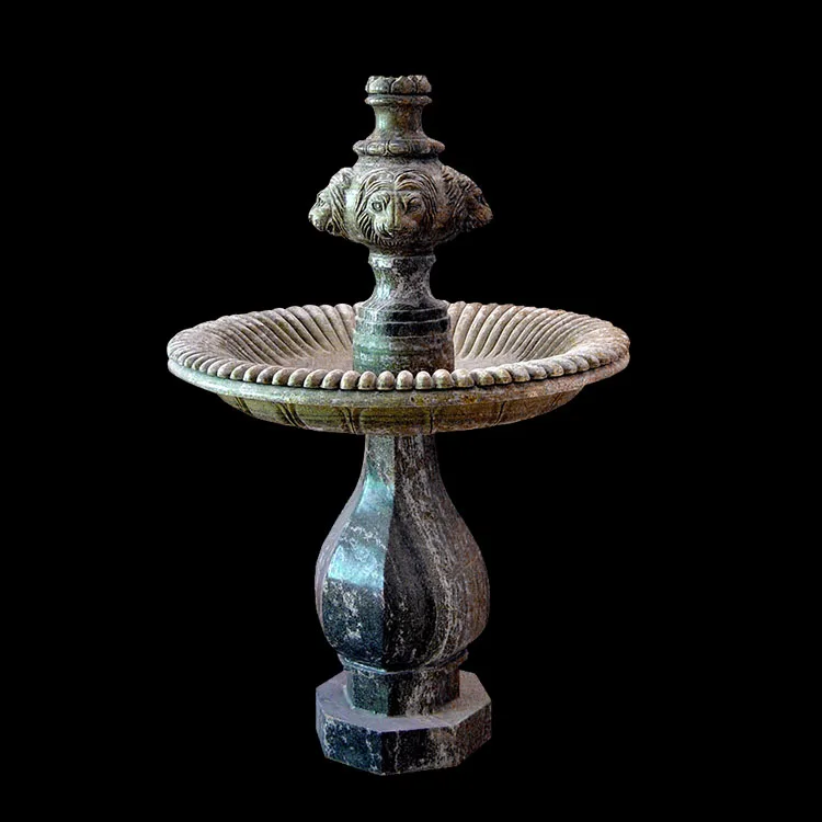 Carving crafts small white stone angel indoor water fountains