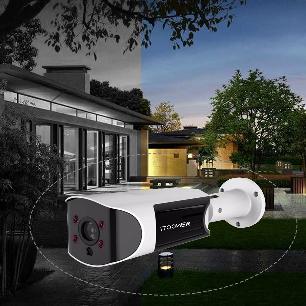 Открытый видеонаблюдения водонепроницаемый IP66 5MP пуля PoE IP камера