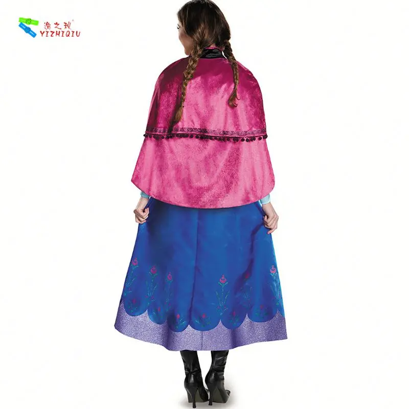
YIZHIQIU adult frozen princess anna cosplay costume <span style=