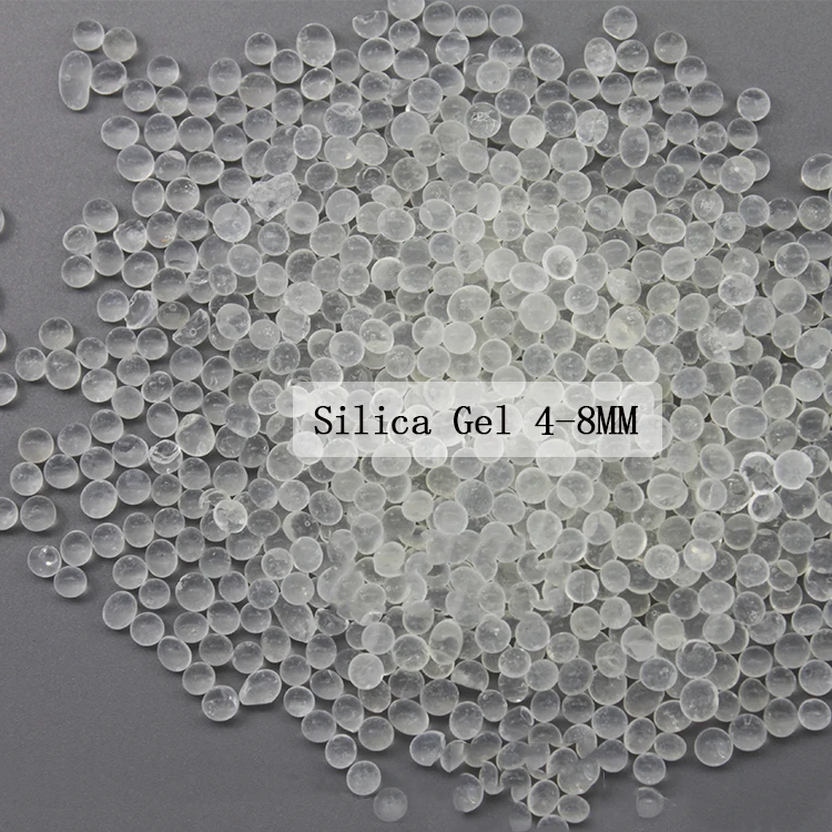
4-8mm High Quality Wholesale White Silica Gel Chemical Free Desiccant Raw Material 