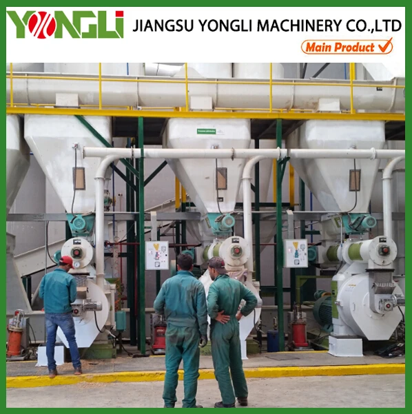 5 t/h wood pellet mill making machine CE wood pellet machine wood pelletizer