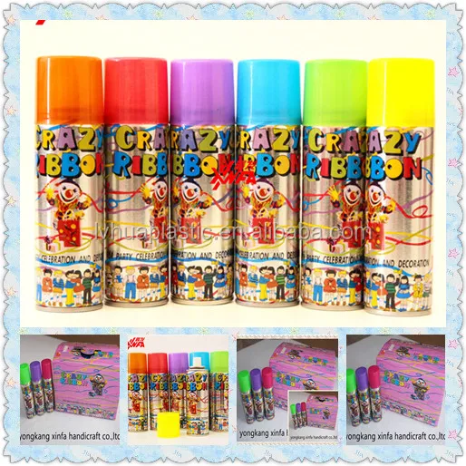 150ml taiwan colored crazy ribbon /party string for party celebrations