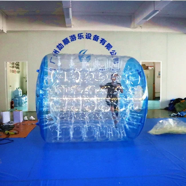 Hot selling 3.0 x 2.6 x 2m TPU adult inflatable water walking roller inflatable roller water ball