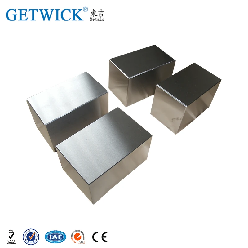 Supplier Wolfram Metal Block/Cube Tungsten Cube Per kg Price