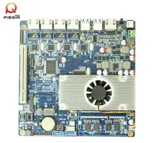 fanless 4 rj45 ports motherboard for Network Security Server Router with onboard atom dual core d2550