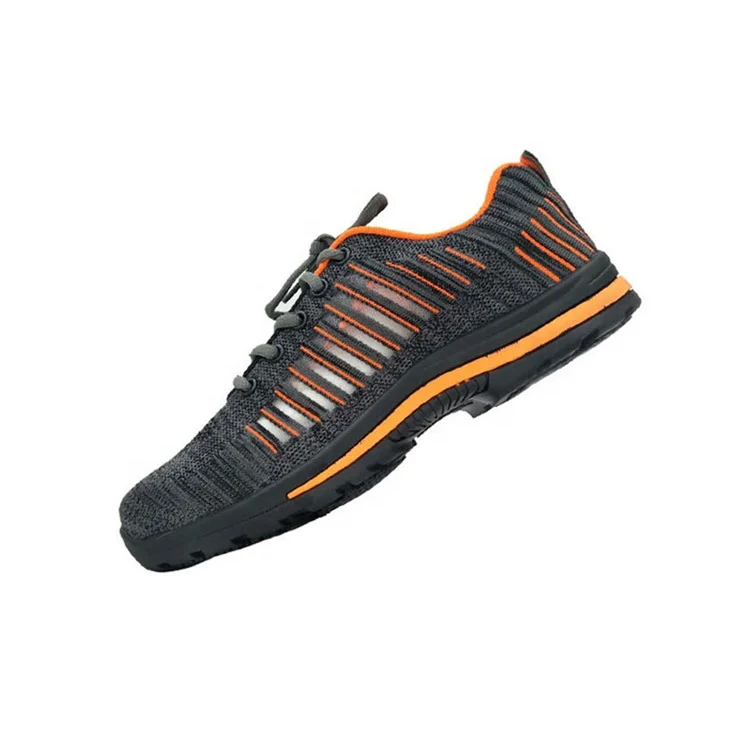  Повседневная защитная обувь унисекс из сетчатого дышащего материала со стальным носком и резиновой