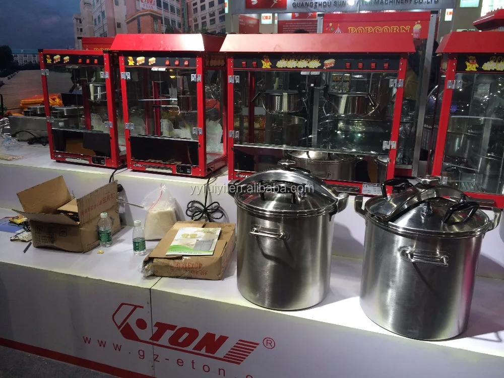 
ALUMINIUM ALLOY FRAME AND STAINLESS STEEL OF POPCORN MACHINE 