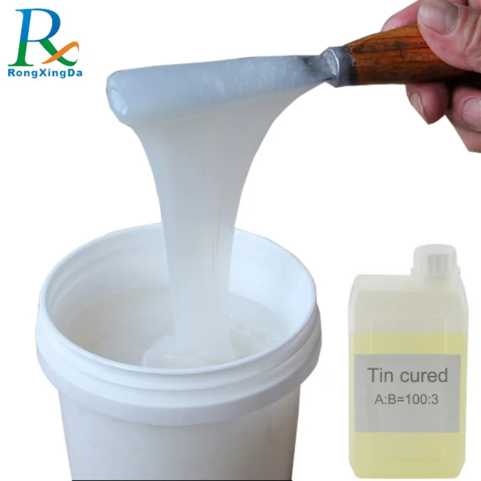 Двухкомпонентный силиконовый необработанный силикон резина для изготовления поделок