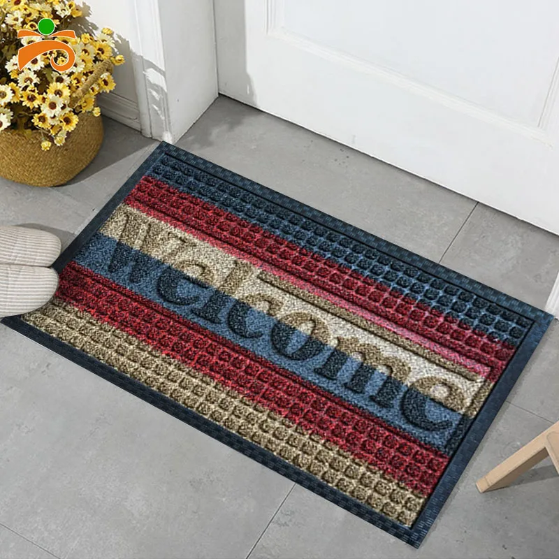 
Kitchen entrance dirt trapping 100% recycled used waterproof rubber floor mat 