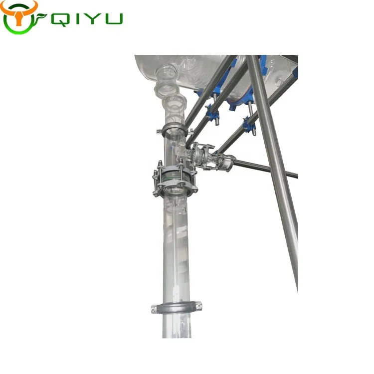 Шанхай, индивидуальный стеклянный реактор на 200 л, блок вакуумной дистилляции, универсальный стеклянный реактор