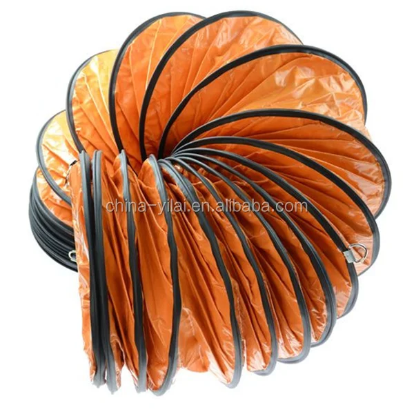 PVC ventilation spiral flexible air ducting hose y type duct hose