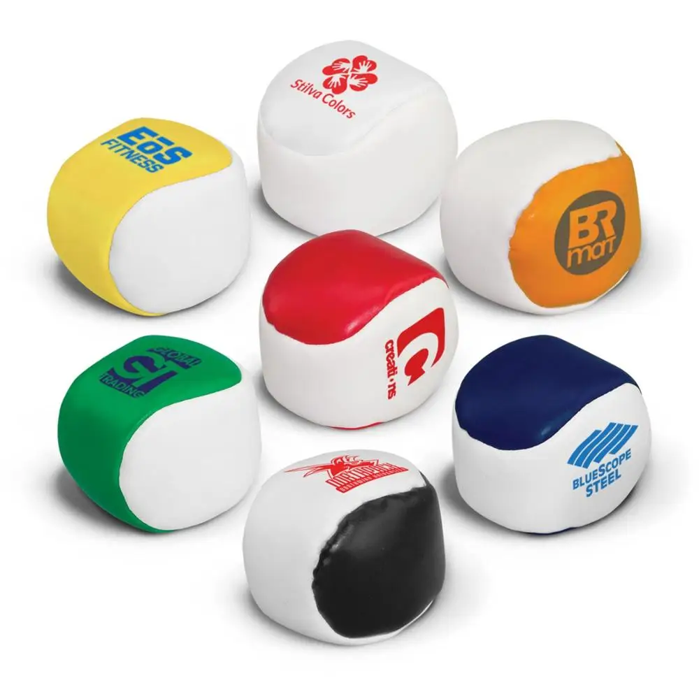 Custom 9 panel Hacky Sack with LOGO printing size 6CM