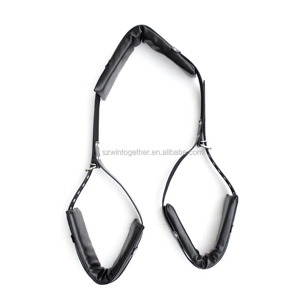 latex women bondage wear bdsm bondage kits for hand leg neck