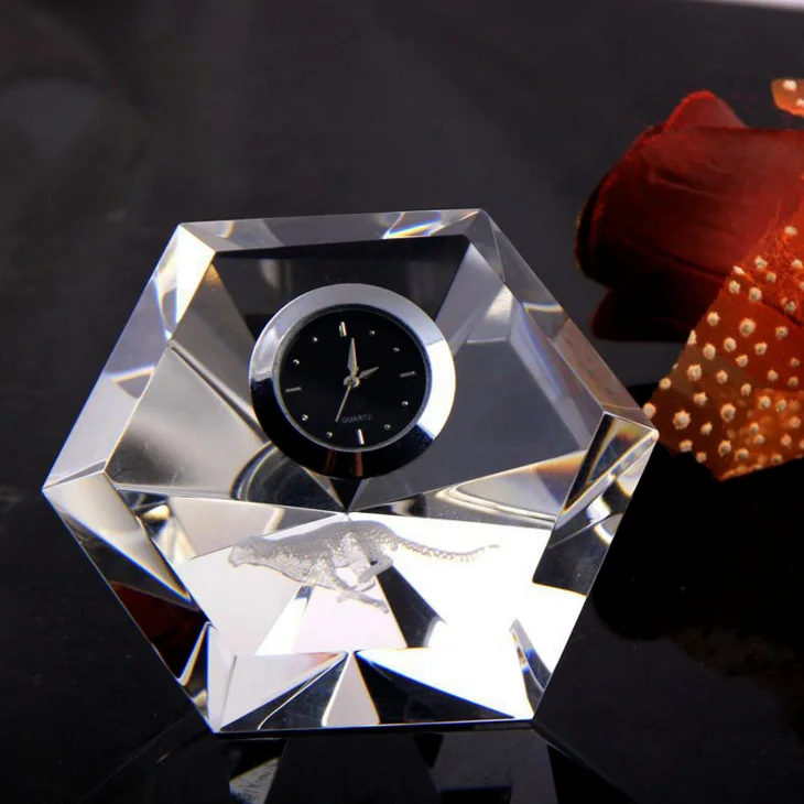 Wholesale Crystal Bathroom Clock Automatic Carpet Alarm Clock