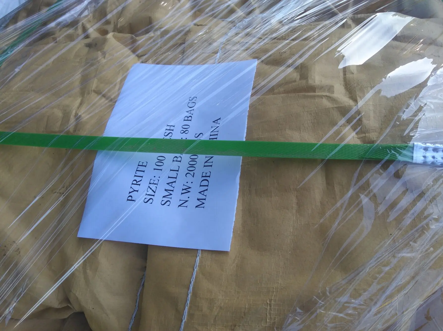 raw pyrite iron powder 46mesh