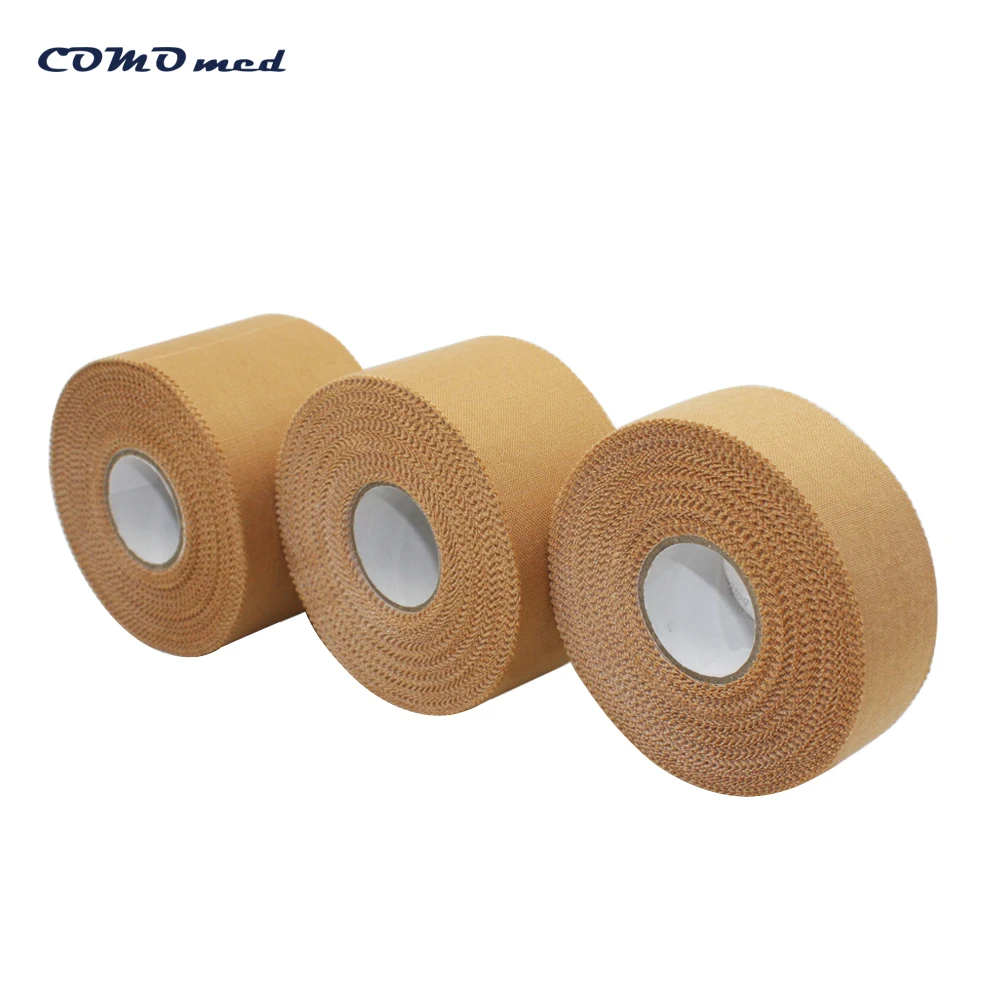 Zinc Oxide Rigid Strapping Medical Grade Artificial Cotton Sports Tape