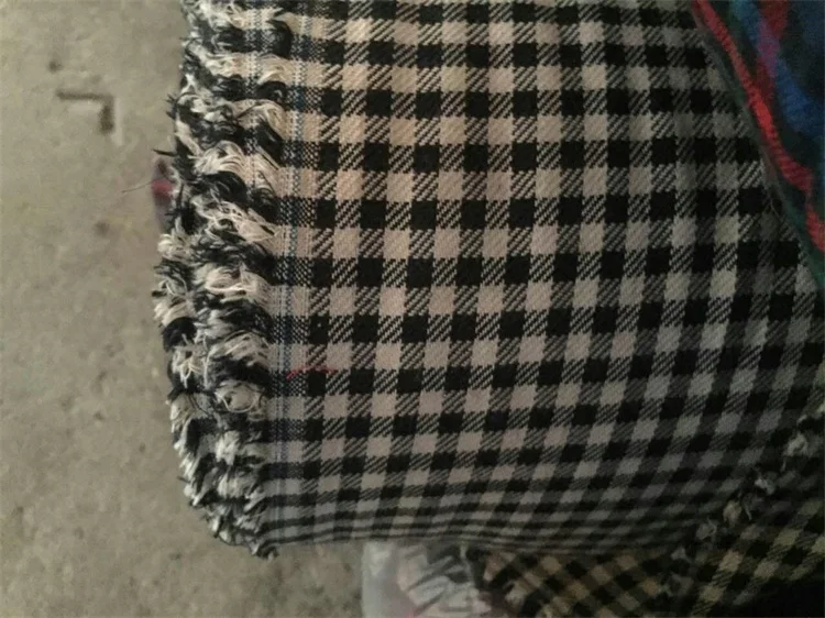 
good quality 21S cotton yarn dyed plaid flannel stocklot fabric 