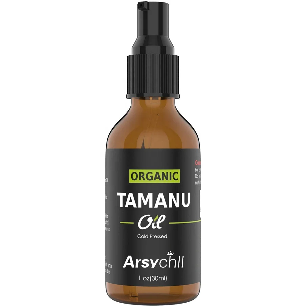 Organic Cold Pressed Unrefined Tamanu Oil for Psoriasis, Eczema, Acne & Scars