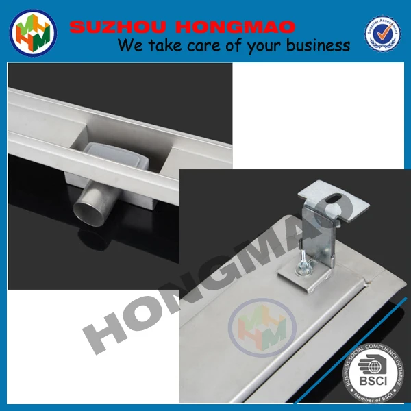 нержавеющая сталь стока канала, боковой выход душ стока