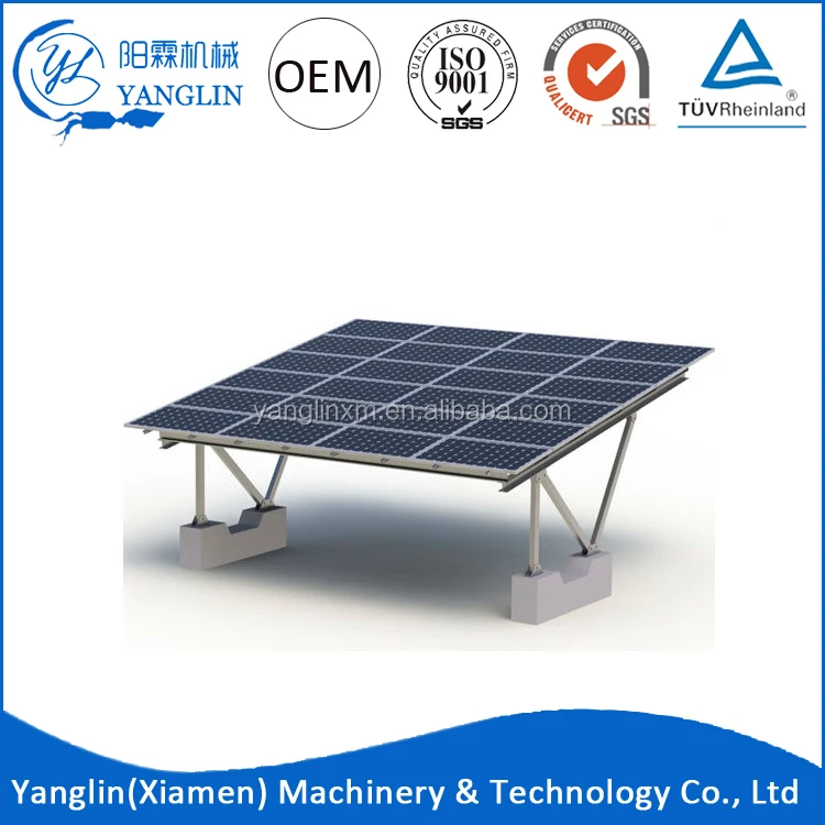Good quality waterproof Aluminum PV carport system single double car solar carport