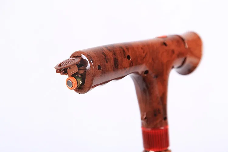 Bamboo Shape Canes for Outdoor Sports and Hiking Faucet Handle Canes for Old Men Rehabilitation Therapy Supplies