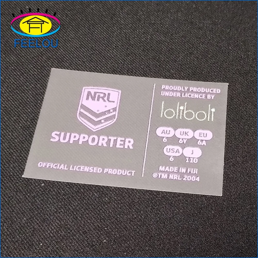 Хороший моющийся термопресс для одежды этикетка