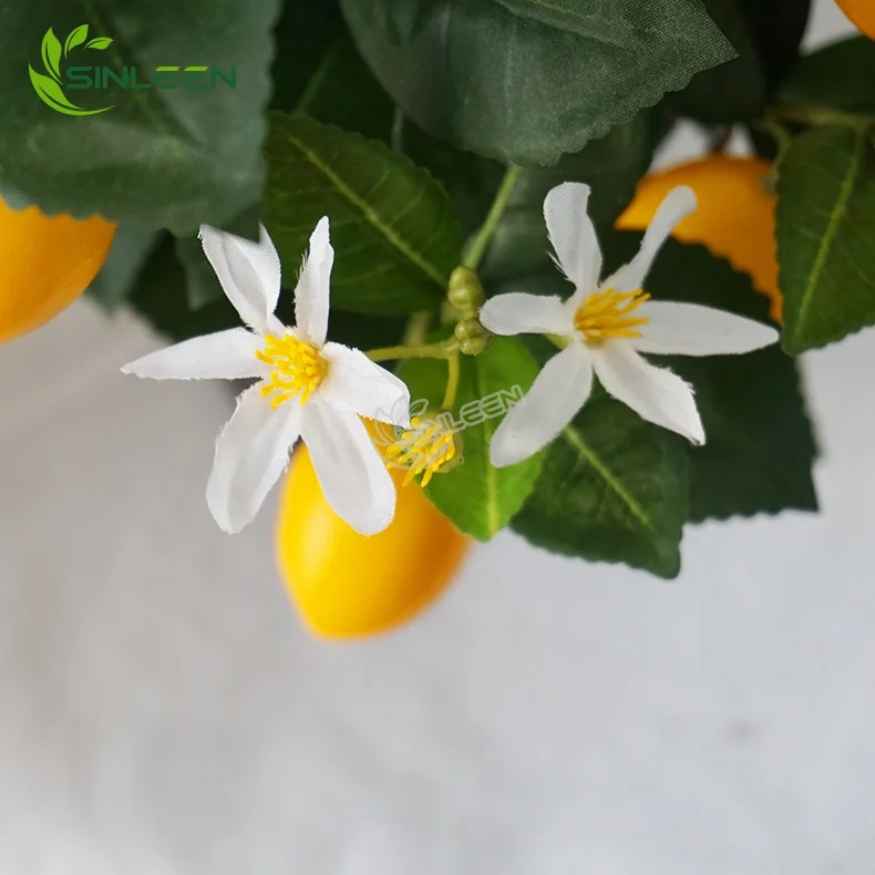 2020 Wholesale Lifelike Artificial Fruit Colorful Plant Plastic Lemon Tree