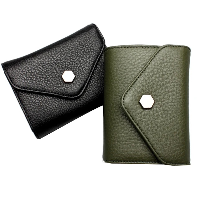 Genuine Leather Wallet Lady Hand Purse Pocket Purse