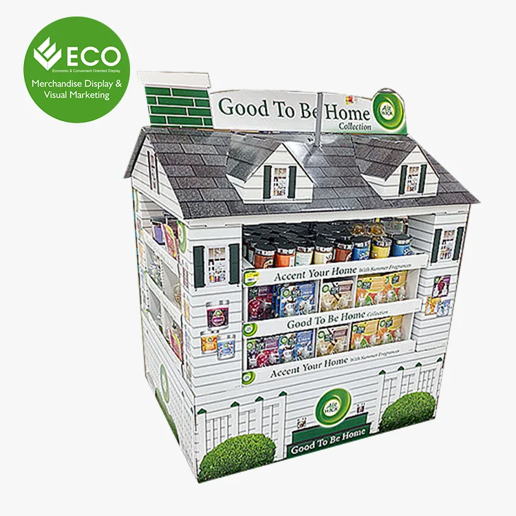High Quality Cardboard Book Display Stands Pallet Display Magazine Display Rack