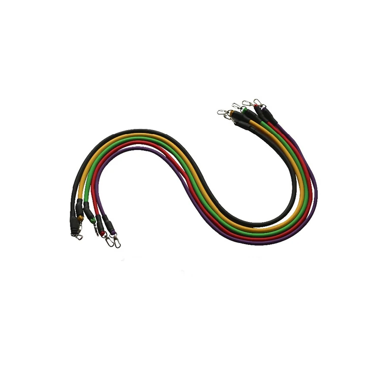 Newest wholesale promotion yoga accessories Latex Rope Fitness Exercise Chest Expand Wall Pulley Equipment