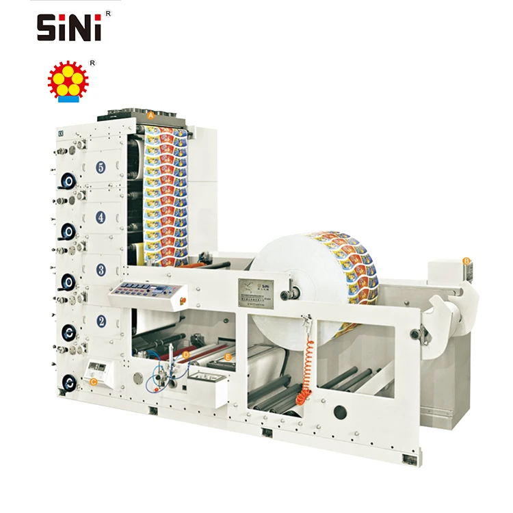Sini Ry850 Rotary Press Printing Machine Flex Paper Cup Printing Machine price