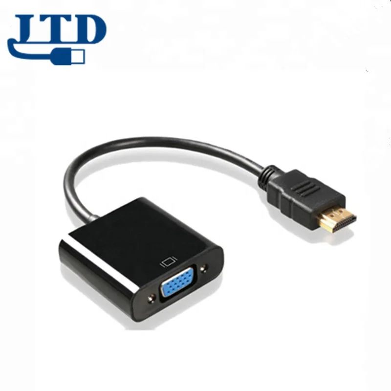 High quality HDMI to VGA male to female audio adapter converter  cable