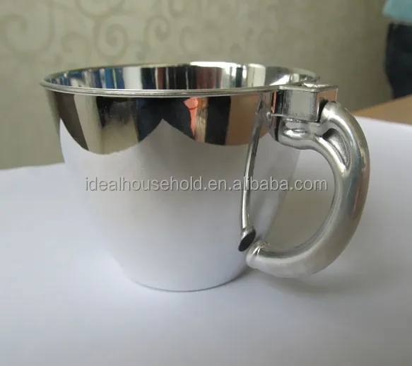 Disposable 6oz Coffee Cups with Handles ,180mlPlastic Coffee Mugs Plastic Tea Cups  for Wedding and Party
