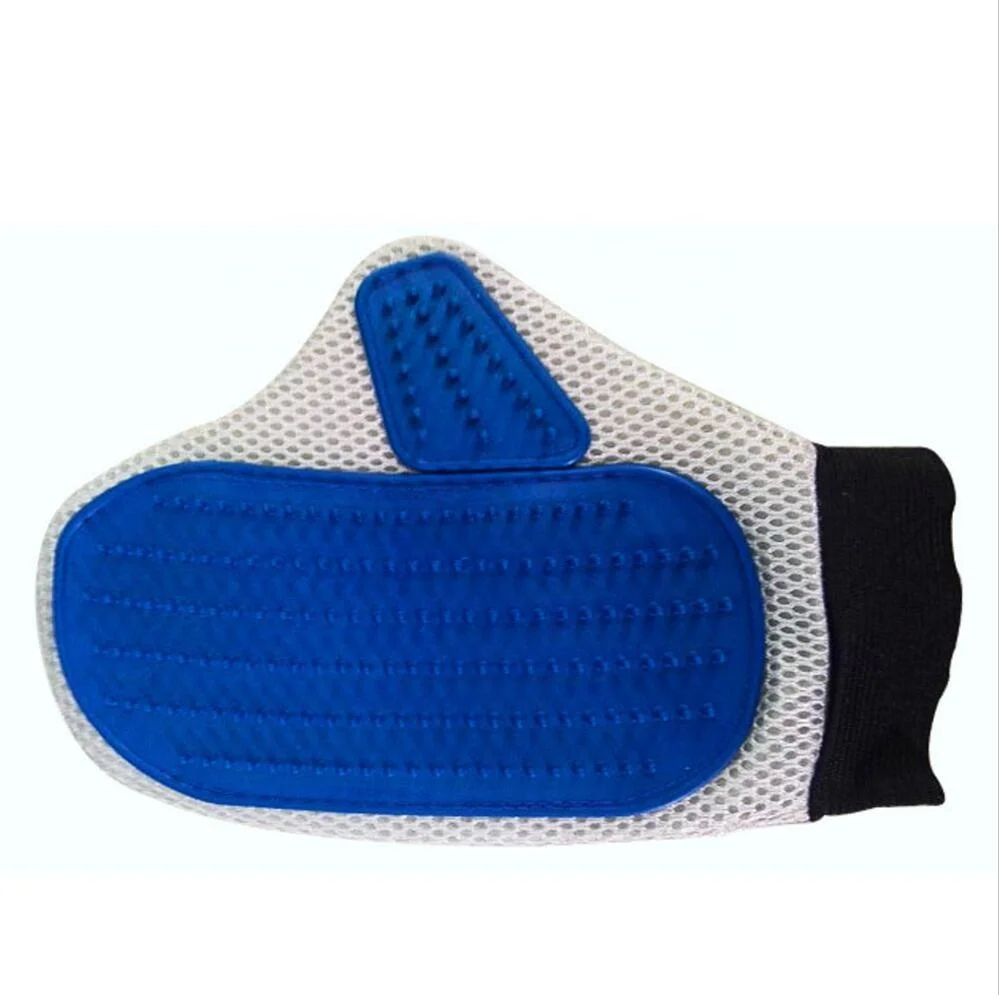 Easy Clean Pet Massage Bathing Brush Silicone Dog Grooming Gloves