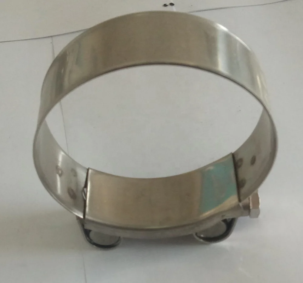 
China manufacture Single Bolt Heavy Duty Radiator Hose Clamp 