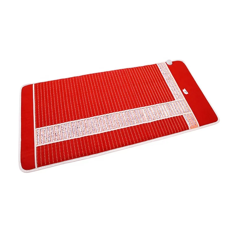 Pain relief amethyst crystal mat bio far infrared heating mattress