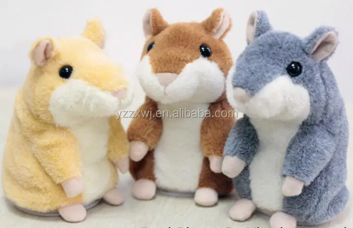 free sample Voice Recording Talking Hamster Repeats Stuffed Plush Talking Hamster For Children