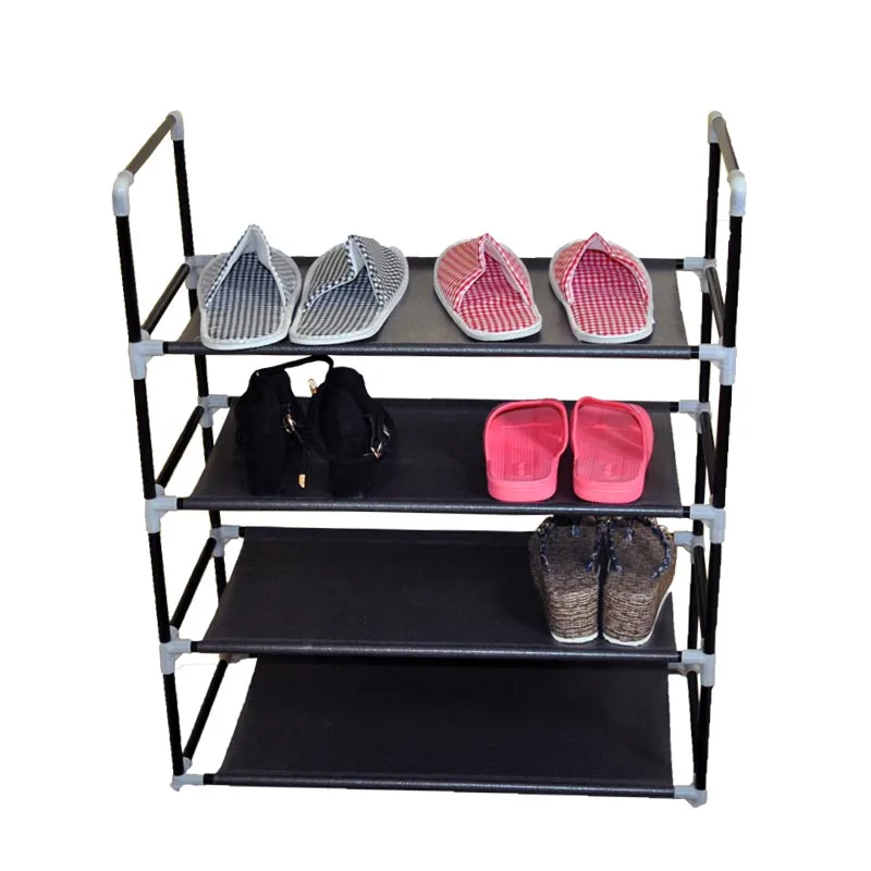 
China product 6 tiers cheap slide out corner plastic detachable portable sports shoe rack 