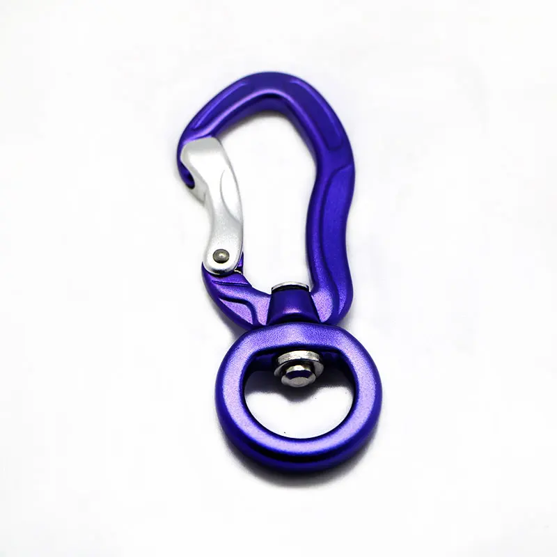 Swivel Hook Climbing Carabiner Aluminium Alloy Dog Leash Carabiner Locking