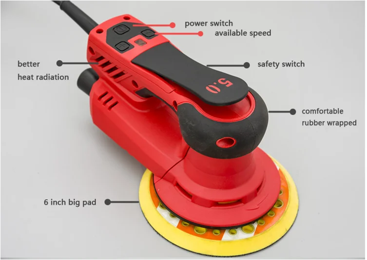 350W Multi-function Random Orbital Sander