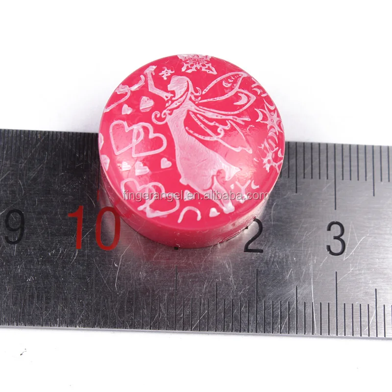 Double Rubber Head Stamping Plates Manicure Set 1 Stamper + 1 Scraper Nail Art Stamper