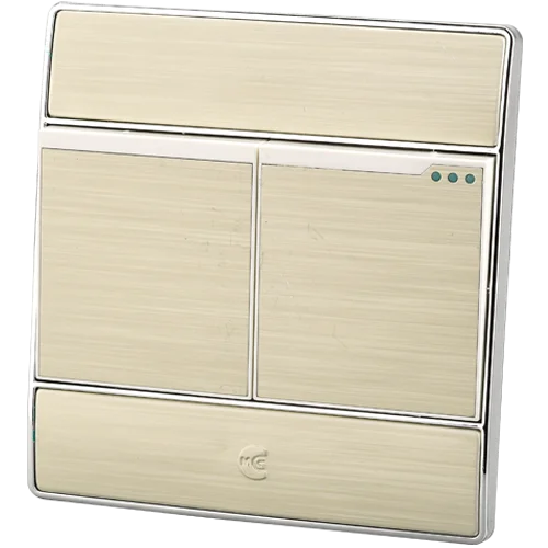 Silver10am 2 gang 1 way 2 way rocker light switch electric wall switch 2 gang switch