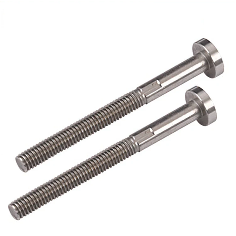 Болты M6 с оцинкованной плечевой машиной, болты из нержавеющей стали, болты с плоской головкой и шестигранной головкой могут быть изготовлены на заказ