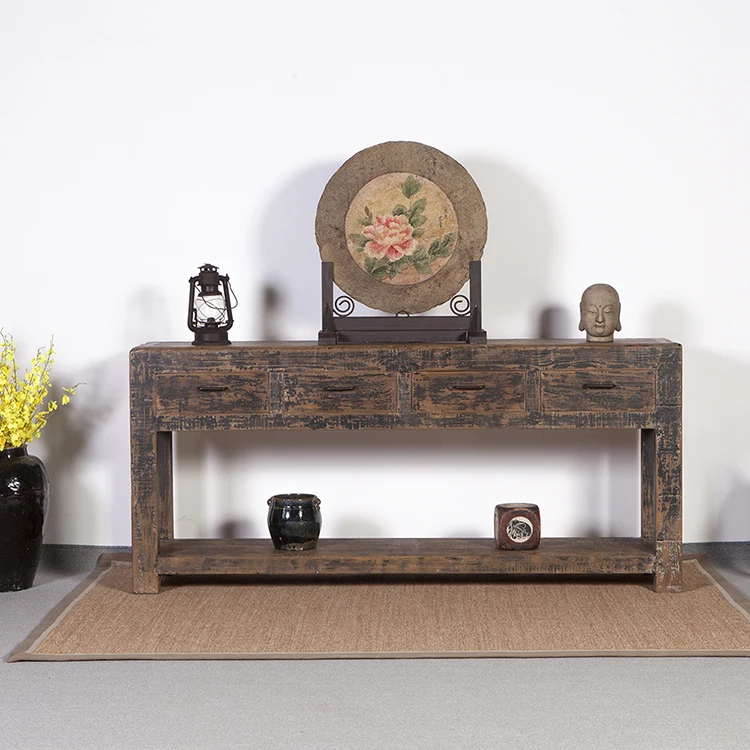 antique reproduction cheap modern wood long vintage classic console table