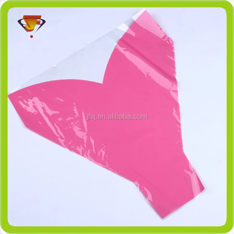 Индивидуальный принт биоразлагаемый прозрачный пластиковый подарочный цветочный упаковочный пакет Y-образный