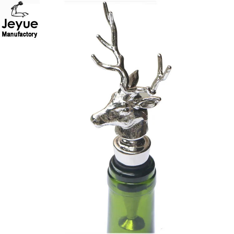 Deer Wine Stopper Wildlife Handmade Metal Bottle Stopper Gift