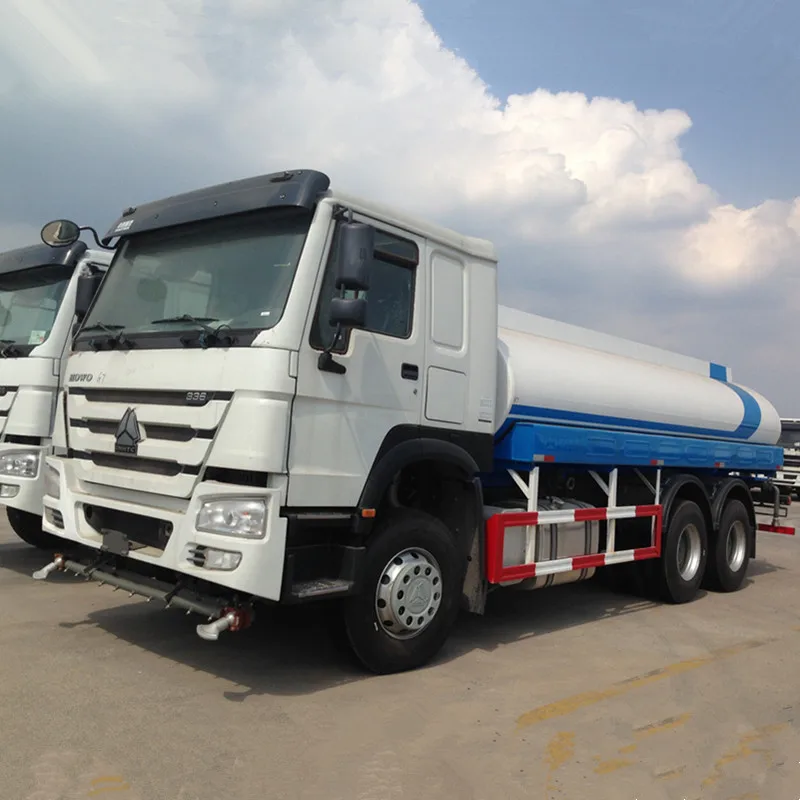 Sinotruk Tank Truck Water Tanker Truck 20000 Liters 6x4 5000 Gallon Diesel 1000-1500nm 251 - 350hp 4600+1350mm 200-300L 21 - 30T