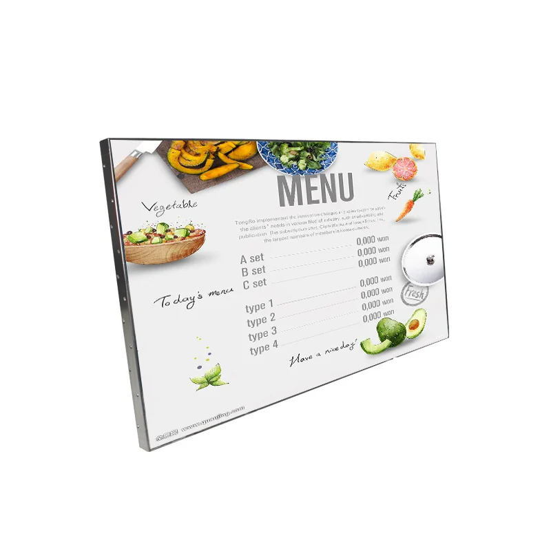 49inch Android LCD Digital Menu Board for Restaurants