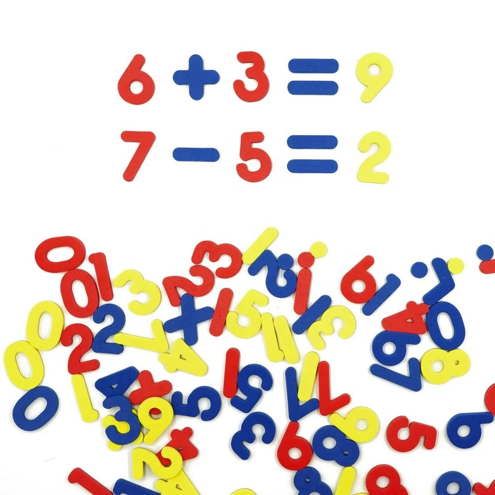 EVA Foam Magnetic Numbers For Basic Math Mathematics Education